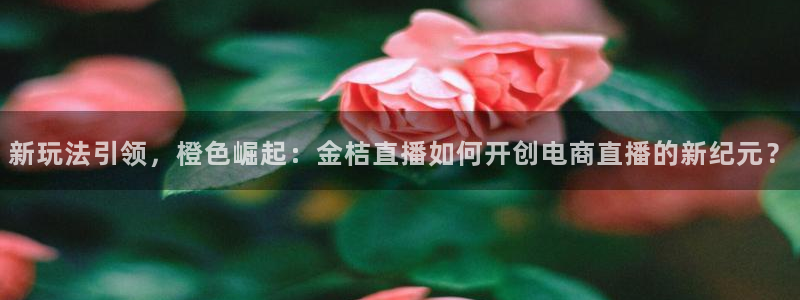 24直播网下载：新玩法引领，橙色崛起：金桔直播如何开创电商直播的新纪元？